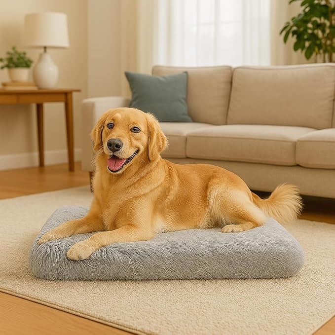 Dog Bed pet beds (X-Large)- Premium Quality, Washable & Portable, Eco-Friendly, Multiple Sizes, Stylish Design, Removable Cover, Size X-Large(39.37 X 23.62 X 3.93) inch