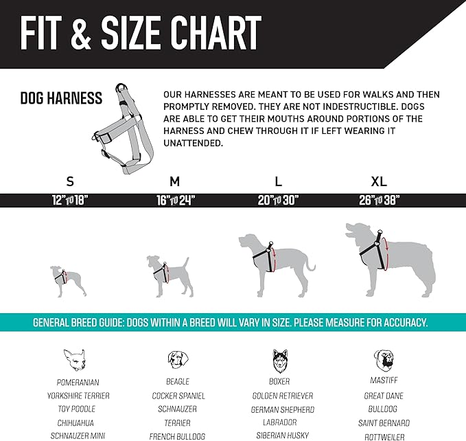 Wolfgang Heavy Duty Adjustable Dog Harness, Pull-Tested to Over 800 lbs for Walking & Training, WesternSky Print, Small