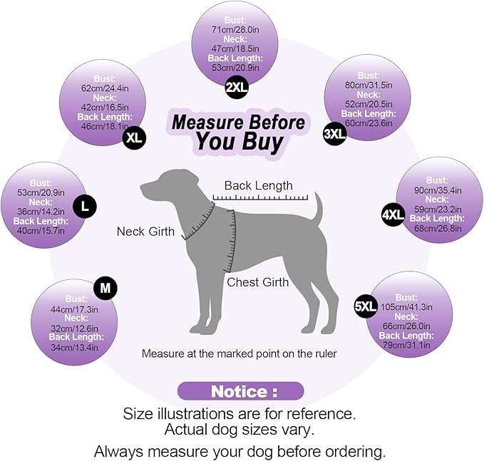 Dog Sweaters for Large Dogs Girl, Dog Sweater Dress with Leash Hole, Thick Turtleneck Knitwear for Female Dogs, Warm Fall Winter Dress for Cold Weather, Thanksgiving, Christmas - Purple XL