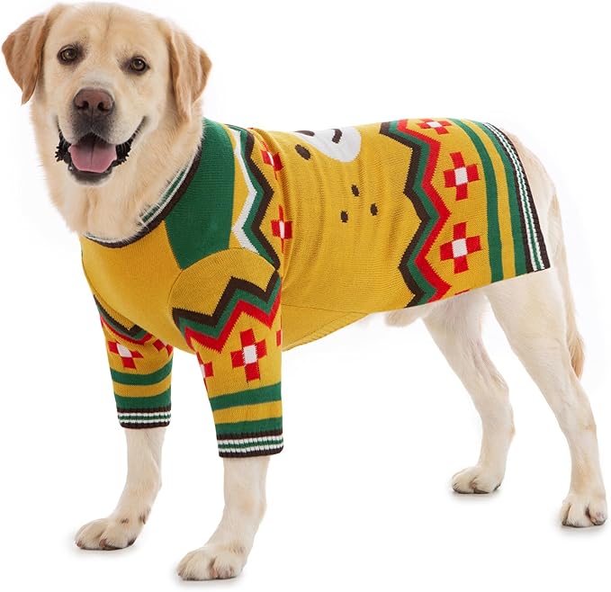 Warm Knit Sweaters for Small Dogs - Male & Female, Halloween & Autumn Themed, Long Legs - Yorkie & Chihuahua