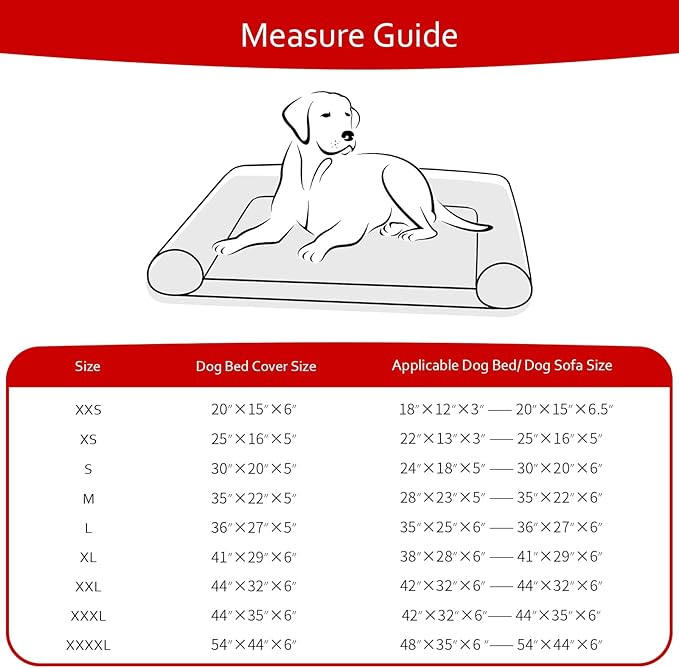 Waterproof Dog Bed Covers Replacement Washable Pet Hair Easy to Remove, Noiseless Quilted Puppy Pet Bed Cover Lovely Grey Star Print 16x25 Inches, for Dog/Cat, Cover Only