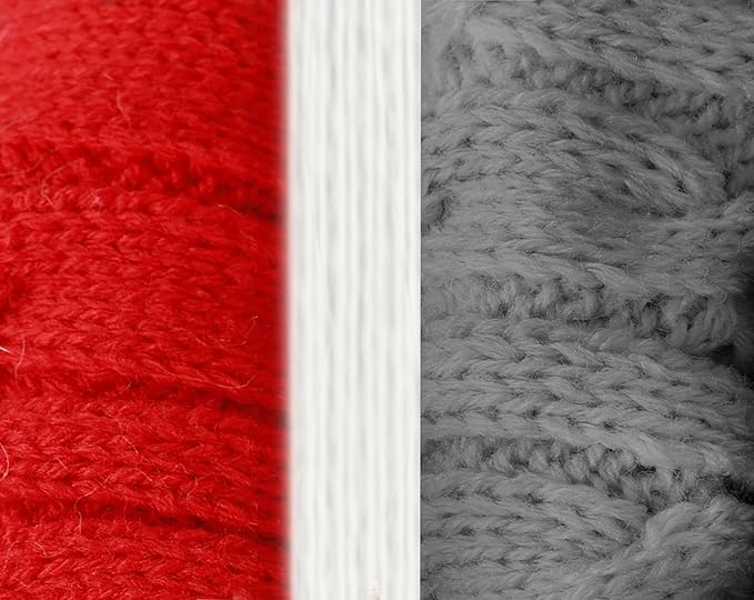 2 Pack Dog Christmas Sweaters for Small Dogs - Puppy Medium Warm Clothes Winter, Turtleneck Pullover Design for Male Boy Girl Pet, Doggie, Cat, Kitten Chihuahua Bulldog (S, Xmas Red, Grey)