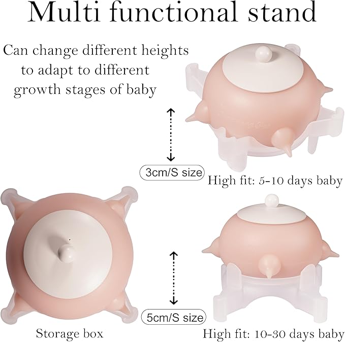 Puppy Milk Feeder Nursing Station feeders for Multiple Puppies Milk replacer Dongdong pet (S Size Kitten/Mini Puppy)