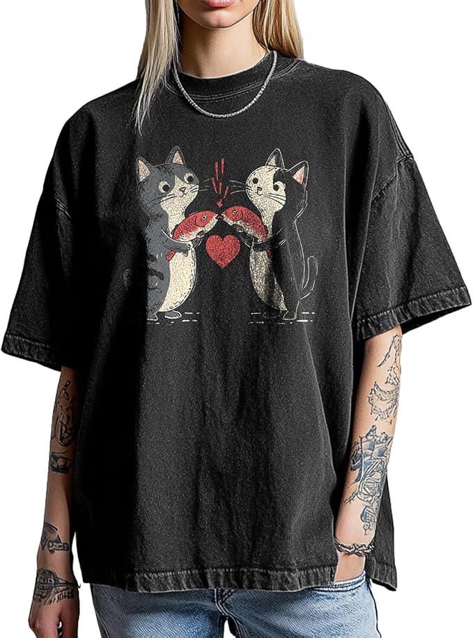 Womens Shirt Summer Graphic T-Shirt Plus Size Casual Loose Cotton Tops Girls Easter Shirt Short Sleeve Tees