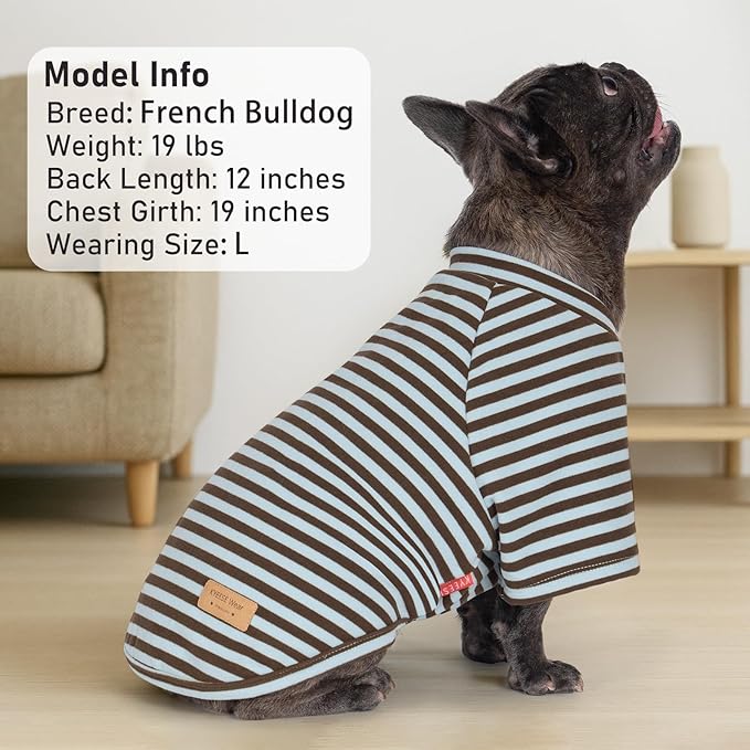 KYEESE 3Pack Dog Sweater Comfy Dogs Sweatshirt Lightweight Dog Sweaters for Small Dogs Male Pullover Pet Coat Stretchy Cat Sweaters Soft Cat Clothes Pet Fleece Sweater with Sleeves for Cold Weather