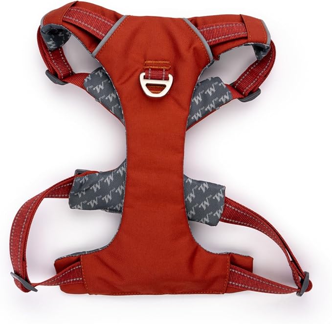 Winchester Pet No-Pull Adjustable Soft Padded Dog Vest Harness with Reflective Stitching, Ketchup, Large