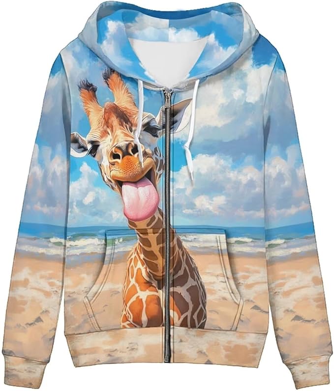 WELLFLYHOM Women Y2K Hoodie Zip Up Sweatshirt Vintage Jackets Hooded Cardigan