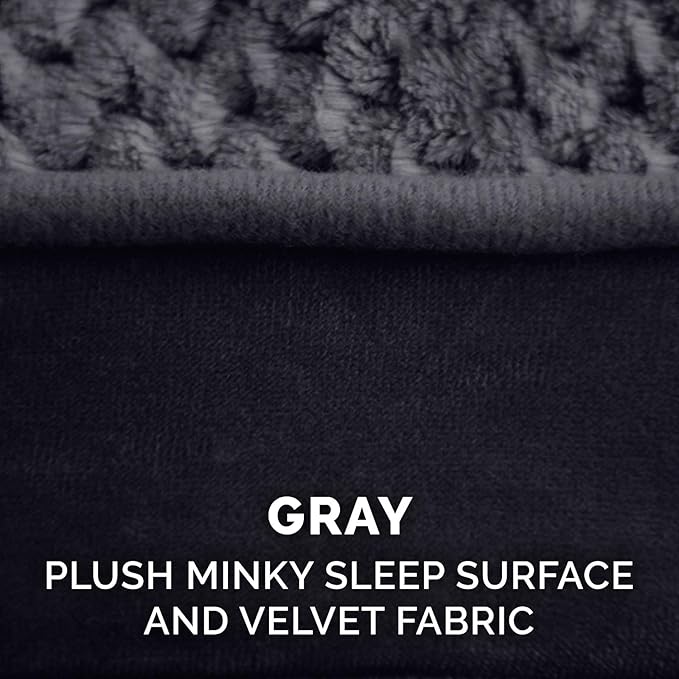 Furhaven dog bed Luxe Lounger Gray, Jumbo/XL W/same size waterproof liner