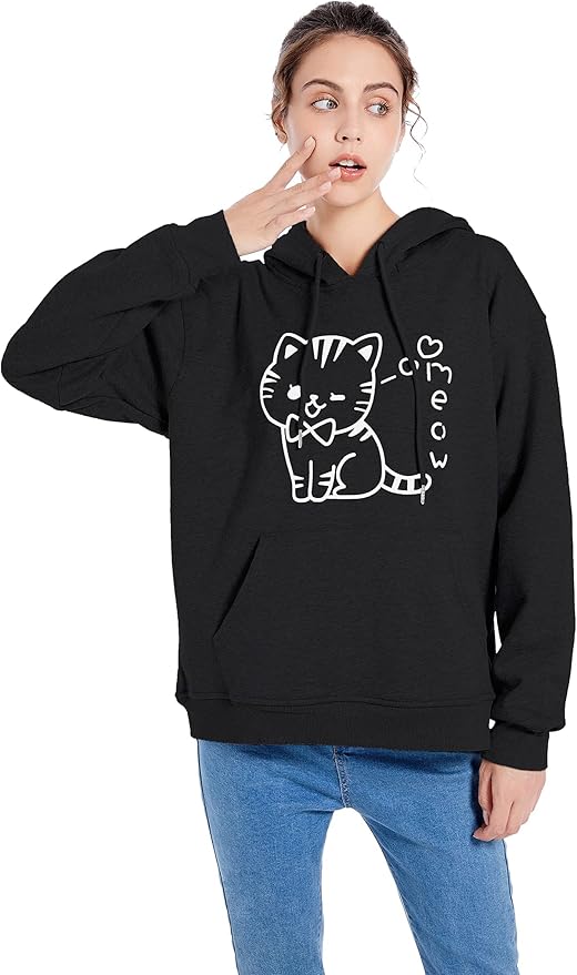 Cat Hoodies for Women Teen Girls