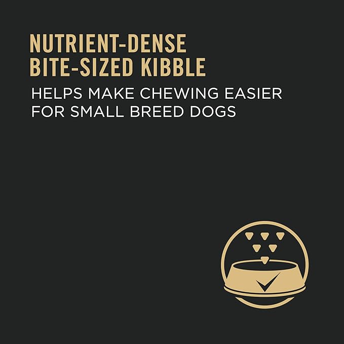 Purina Pro Plan Small Breed Dry Dog Food Chicken and Rice Formula With Guaranteed Live Probiotics - 18 lb. Bag