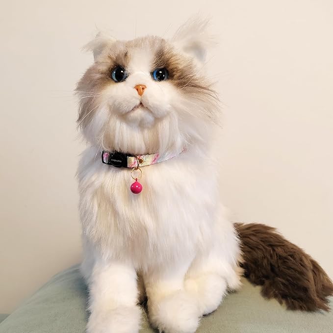 2 Pack Breakaway cat Collars with Bell,Safety Quick Release Pendant Cute Kitten Collar,Adjustable 20-30cm (Rainbow02, 20-30cm)