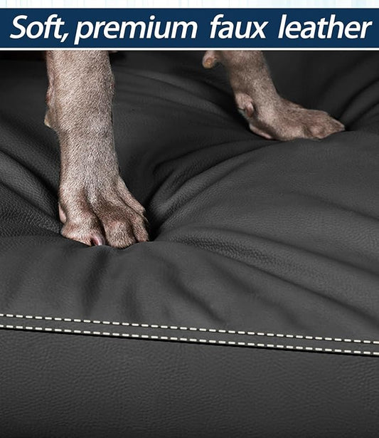 Waterproof Dog Bed Large Sized Dog，Orthopedic Waterproof Pet Beds with Removable Washing Cover, Egg Crate Foam Mat, Suitable for Pet Up to 120 lbs