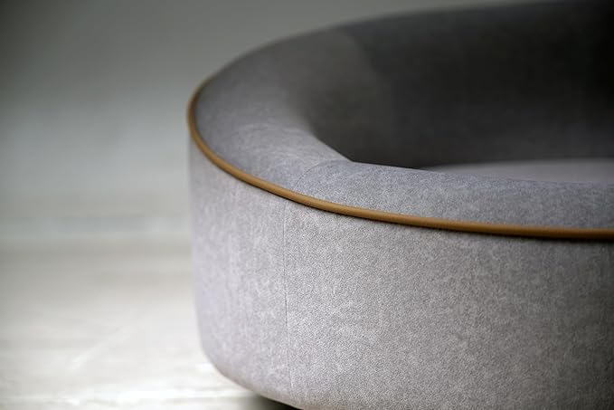 Dog Sofa Couch for Medium to Large Dogs, Memory Foam Dog Sofa Bed, Modern Elevated Pet Couch Bed with Wooden Legs for Medium and Large Dogs(Grey)
