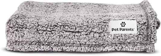 Pet Parents Premium Pet Blanket - Water Resistant Dog & Cat Blanket, Perfect for Crates, Calming, Large, Medium & Small Dogs, Puppy Size: 50x60, Color: Slate