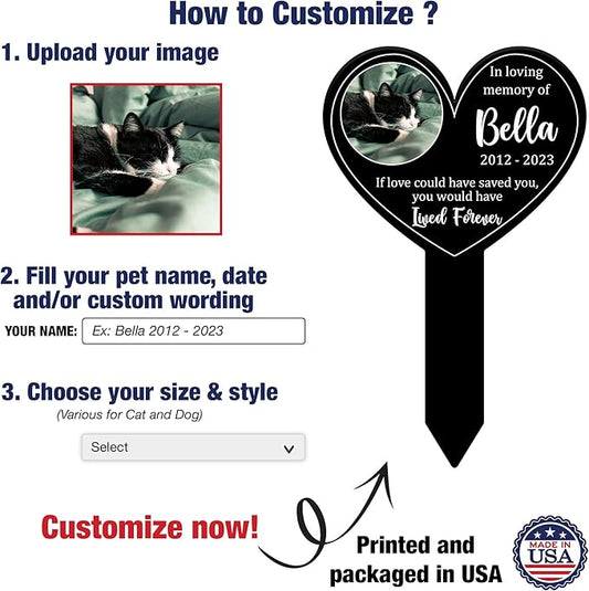 Pet Grave Markers Personalized Outdoor Animal Grave Markers Cross Pet Rememberance Animal Passing Away Gift Yard Stake Grave Gift For Someone Lost Pet Cross Memorial Plaque Garden Décor