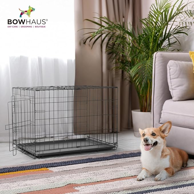28.9-Inch Dog Crate Pan Replacement, Sturdy, Waterproof Plastic Tray for 30-Inch Pet, Rabbit Ferret Critter Kennels, Versatile Pan and Easy to Clean
