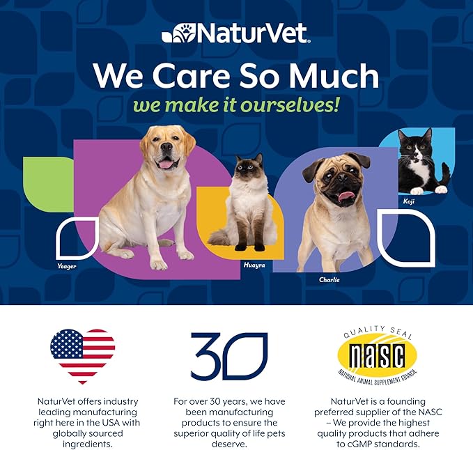 NaturVet – Brewer’s Dried Yeast Formula with Garlic Flavoring – Plus Vitamins – Supports Healthy Skin & Glossy Coat – Fortified with B-1, B-2, Niacin & Vitamin C – for Dogs & Cats (4 lb Powder)