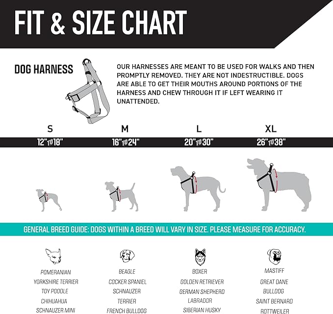 Wolfgang Heavy Duty Adjustable Dog Harness, Pull-Tested to Over 800 lbs for Walking & Training, WolfMountain Print, Extra Large