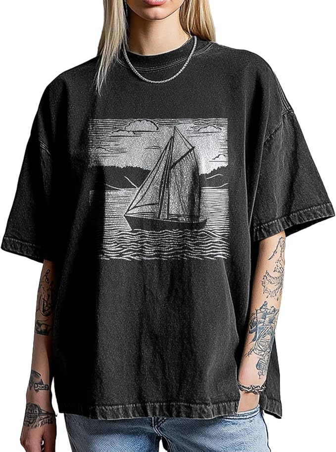Womens Shirt Summer Graphic T-Shirt Plus Size Casual Loose Cotton Tops Girls Easter Shirt Short Sleeve Tees