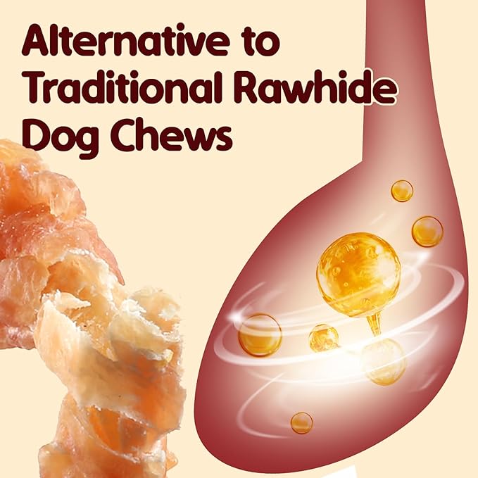 TailParty Turkey Tendons for Dogs with Fish Oil & Taurine: 1 lb Small Dog Healthy Treats, All Natural Dental Chew Bones, Long-Lasting Training-Reward Snacks for Health-Conscious Pet Owners(S)