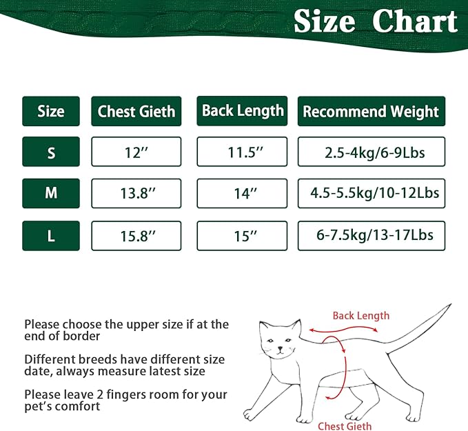PUPTECK Winter Dog Cat Sweater Coat - Soft Cold Weather Clothes Knitwear for Kitties & Small Dogs Indoor Outdoor Walking Warm, Knitted Classic for Doggies Kitties Girls Boys, Green S