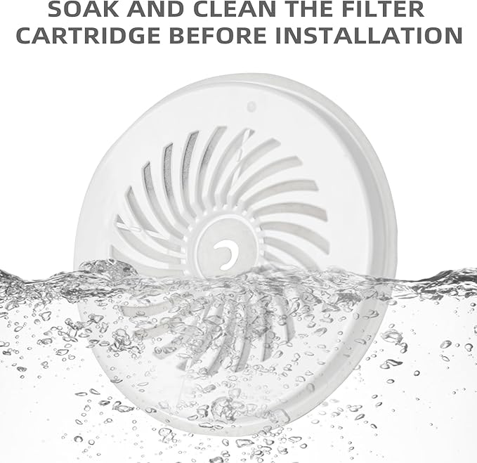 Upgraded Filter Units 3.0 for Cat Water Fountain E versweet 2S/3/3 Pro, E versweet Solo 2/Solo SE and More, Replacement Filter Activated Carbon and Fiber Cotton for Clean Water (5 Packs)