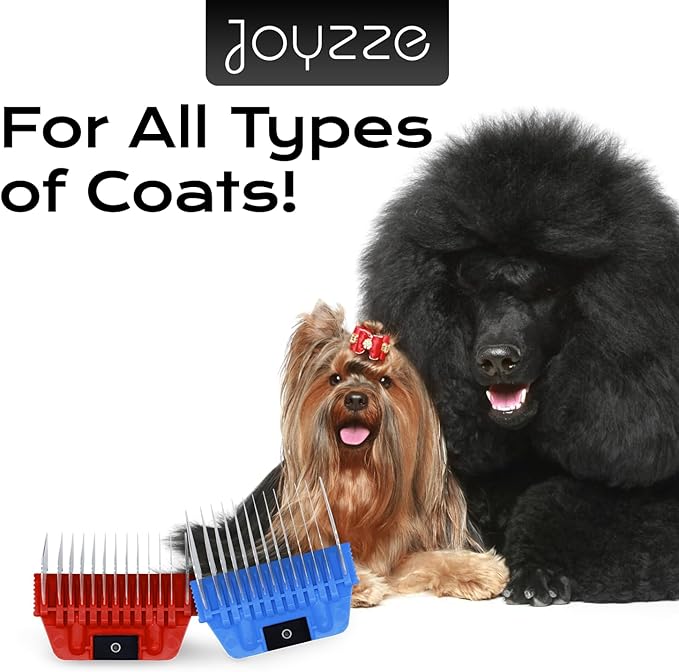 A Series Wide 10mm 3/8" Metal Comb - Professional Dog Grooming Blades for Smooth Coat, Durable and Precise for Trimming and Finishing, Compatible with A Series Clippers
