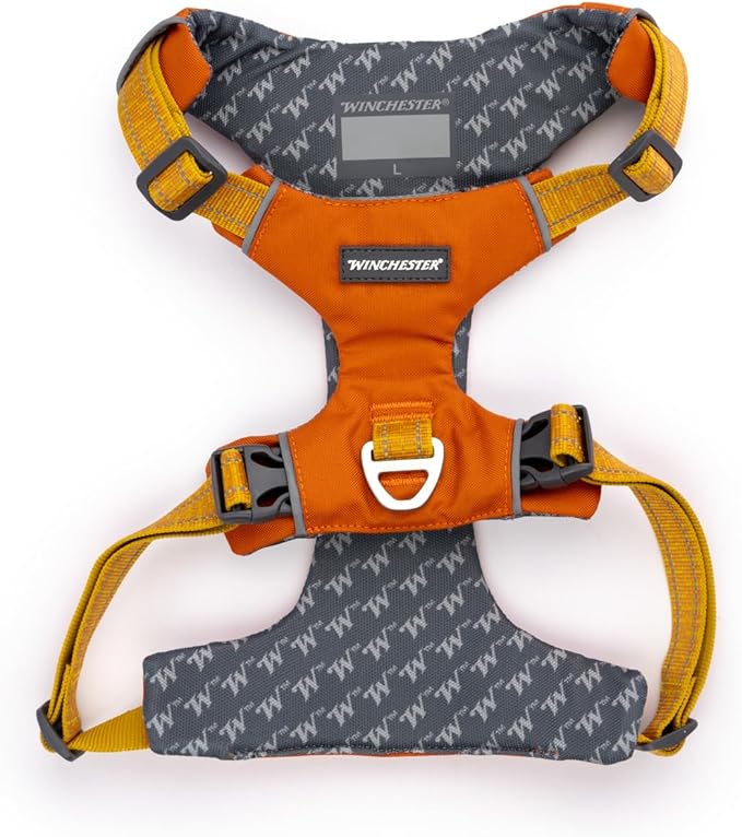 Winchester Pet No-Pull Adjustable Soft Padded Dog Vest Harness with Reflective Stitching, Hawaiian Sunset, Large