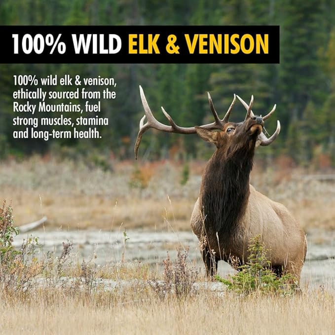 High Country Wild Blueberry Elk & Venison Dog Training Treats - Natural Grain-Free Puppy & Dog Snacks - Protein Treat for Training, Reward (4 Ounce (Pack of 3), Blueberry)
