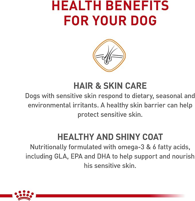 Royal Canin Canine Care Nutrition Medium Sensitive Skin Care Adult Dry Dog Food, 6 lb Bag