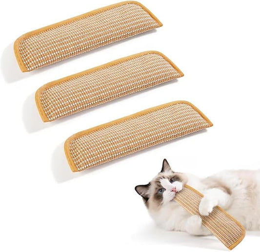 Catnip Kicker Pillow for Cats, Interactive Catnip Chew Toy, 13.4" Sisal Kicker Toy with 6000mg Organic Blend, Durable Bite-Resistant Kicking Toy for Indoor Cats & Kittens (3, Small)