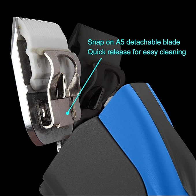 FURZONE Detachable Ceramic Blade - Size 40 Blade 1/100", Made of High-Tech Ceramic Materials, Compatible with Most Andis, Oster, Wahl A5 Clippers