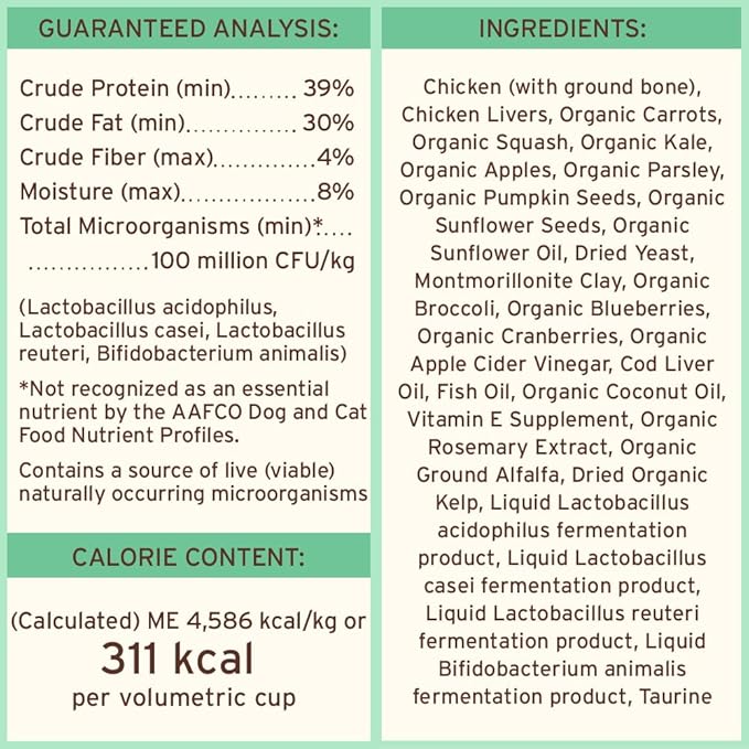 Primal Freeze Dried Dog Food, Pronto Mini Nuggets, Chicken; Scoop & Serve, Complete & Balanced Meal; Also Use As Topper or Treat; Premium, Healthy, Grain Free, High Protein Raw Dog Food (7 oz)
