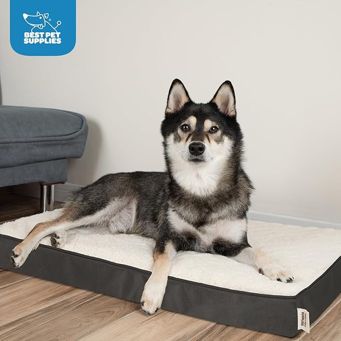 Best Pet Supplies Dog House Bed Crate Mat Tent Indoor Round Soft Plush for Small, Medium, and Large Breeds - Brown, 24 x 16 x 3