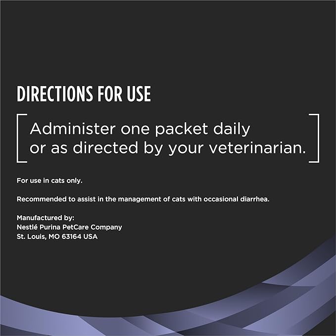 Purina Pro Plan Veterinary Supplements FortiFlora Probiotics for Cats for Digestive Gut Health and Diarrhea - 30 ct. Box