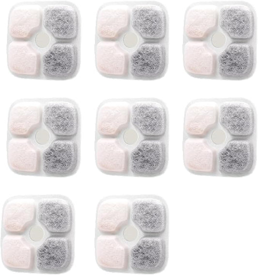 Cat Fountain Filters Compatible with Cat Water Fountain, Carbon Ion-exchange Resin(8)