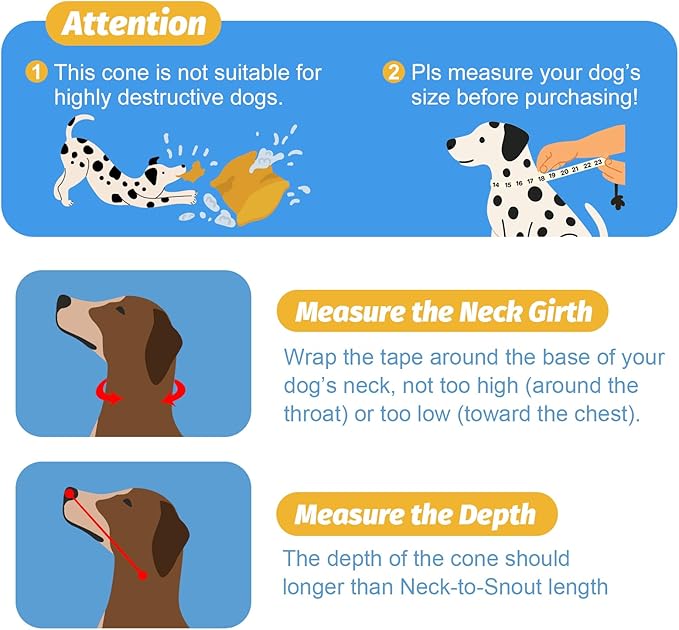 Dog Cone Collar to Stop Licking: Soft Mesh Recovery Collar After Surgery with Detachable Pad, Elizabeth Cone Alternative for Large Medium, Small Dogs, Normal Eating and Drinking (XS, Jet Black)