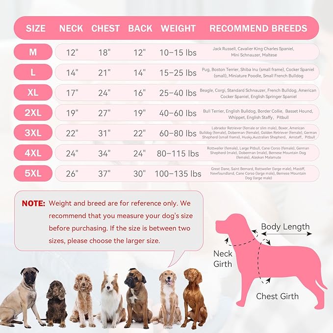 5XL Dog Sweaters for Large Dogs,Extra-Large Dog Hoodie,Cozy Fleece Interior Sweatshirt with Hood & Pocket,Leash Hole,Pet Clothes Sweater Hoodie for Large Dogs,Pink&5XL