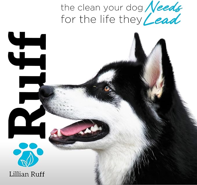 Ruff by Lillian Ruff De-Shedding Shampoo & Oatmeal Conditioner | Coconut Lime & Sandalwood Coconut | Vitamin E, Omega-3, Aloe & Coconut Oil | Moisturizing, Soothing, Deodorizing | Made in USA