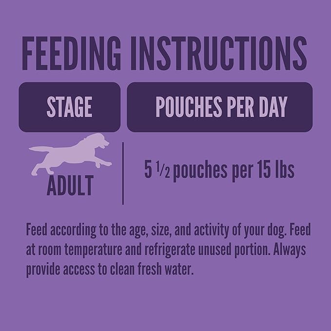 A Strong Heart Wet Dog Food Pouches, Filet Mignon Flavor in Gravy, 3.5 oz Pouches (Pack of 24), Made in The USA with Real Filet Mignon