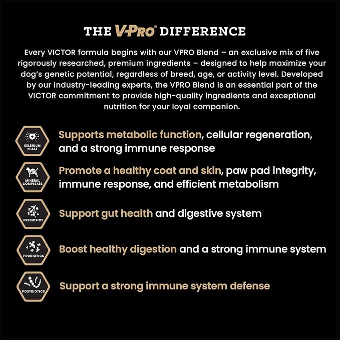VICTOR Bully Fuel Dry Dog Food, 40 lb – Real Beef First Ingredient, High-Calorie Formula for Lean Muscle, Glucosamine & Chondroitin for Joint Health, Omega 3 & 6 for Skin & Coat