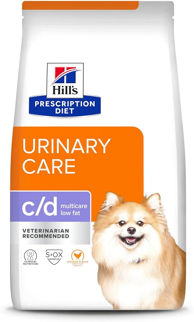 Hill's Prescription Diet c/d Multicare Low Fat Dry Dog Food, 17.6lb