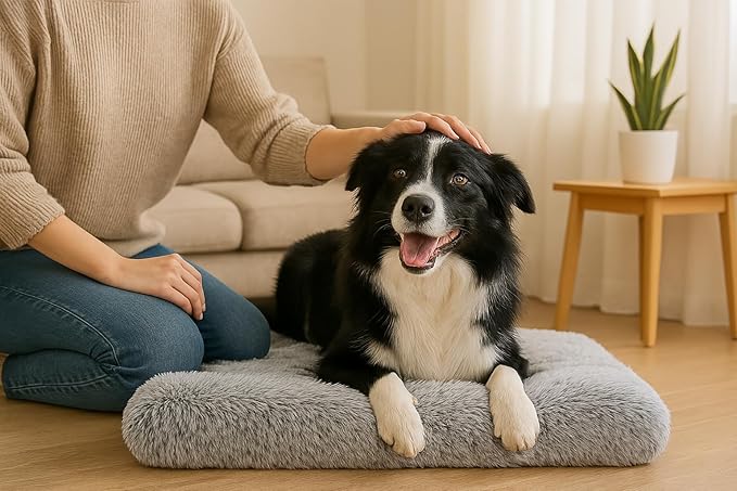 Dog Bed, pet beds (Large) - Premium Quality, Dog Bed, Washable & Portable, Multiple Sizes, Stylish Design, Removable Cover, Size Large(29.53 X 19.69 X 3.14) inch