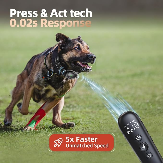 2025 Edition [Elite K9] Dog Training Collar with Remote - 3300ft Range Dog Shock Collar with 4 Training Modes, 42 Levels E Collar, IPX67 Waterproof, 180 Days Battery Life, Designed by Elite K9 Trainer