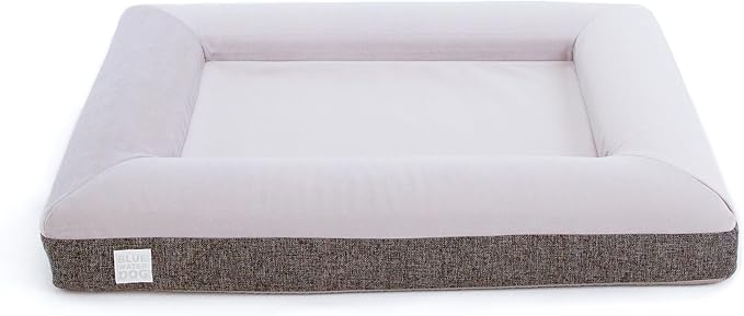 Luxury Essential Orthopedic Memory Foam Dog Bed with Waterproof Liner and Machine Washable Cover with YKK Zippers (Medium 37" L x 30" W x 6" Th)