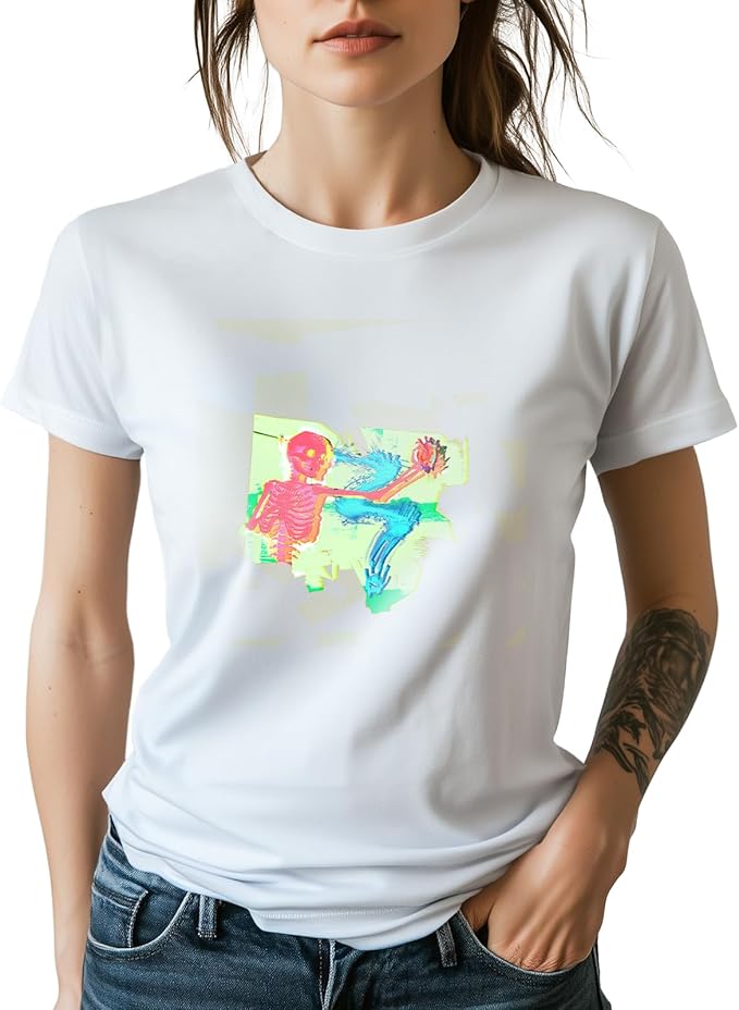 Womens Cotton Short Sleeve Graphic T-Shirts Round Neck Casual Tops for Trendy Fashion Graphic Print Tees