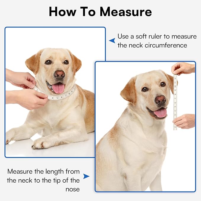 Queennmore Soft Dog Cone for Small Dogs,Adjustable Comfy Dog Cones Collar Alternative for Post-Surgery Wound Healing,Cone for Dogs to Stop Licking,Blue,S