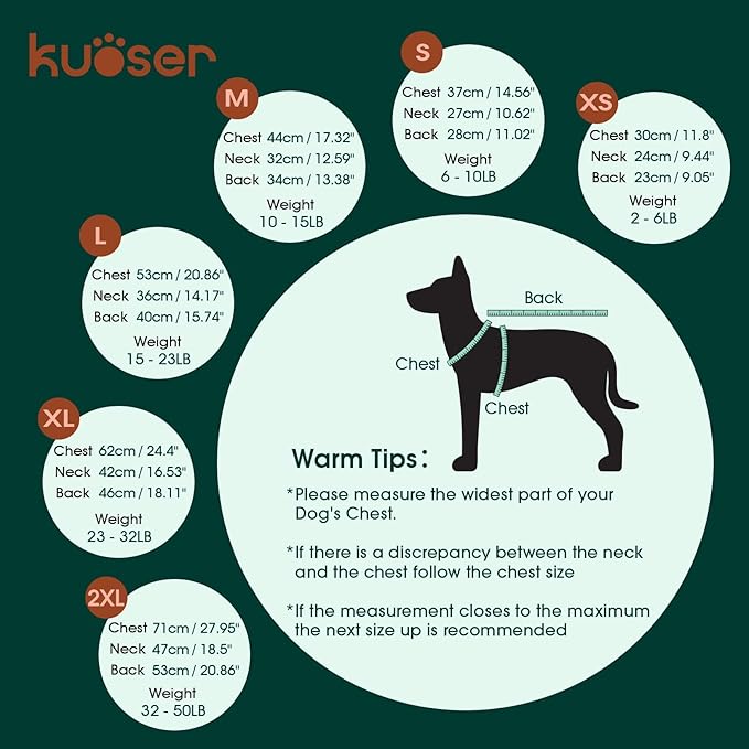 Kuoser Dog Christmas Sweater, Soft Warm Xmas Sweaters for Small Medium Large Dogs Boy Girl, Comfortable Dog Sweater with Leash Hole Snowflake Puppy Knit Outfit for Holiday Winter Fall, Green XL