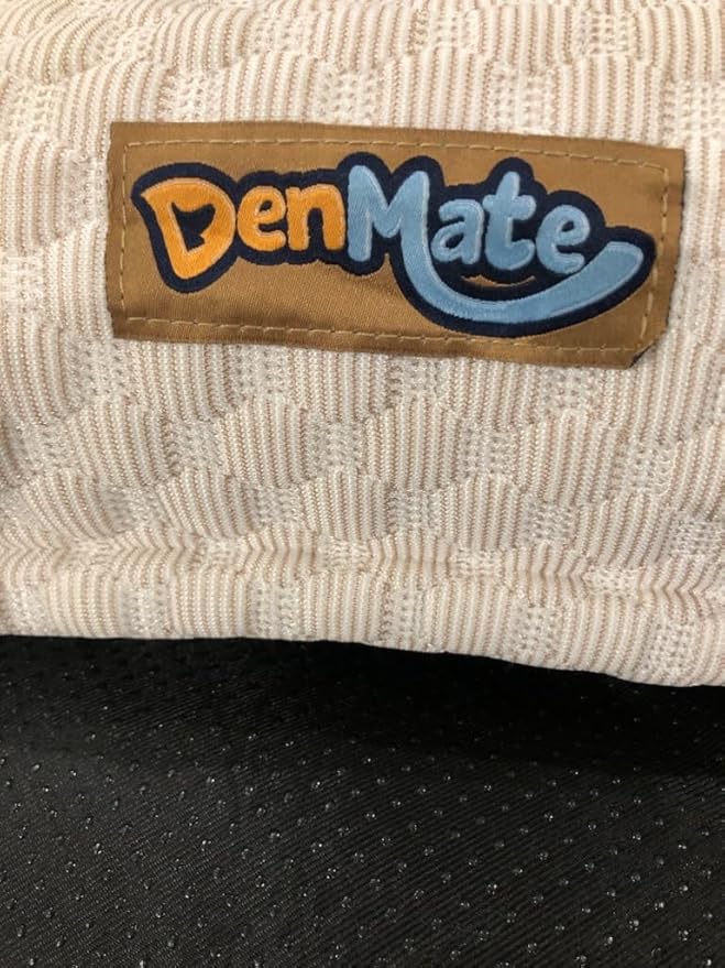 DenMate Dog Bed Co Sleeper: The First On-Bed DogBed for Your Pet. Perfect for Large/Medium Size Dogs; Helps Stabilizes Nighttime Movement to Help Improve Dog & Owners Sleep, Machine Washable.