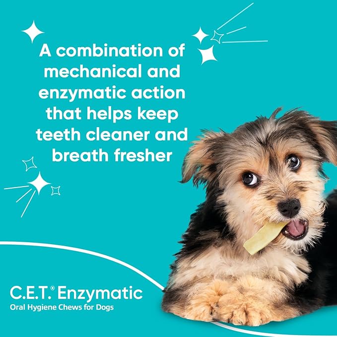 C.E.T. Oral Hygiene Chews for Dogs (Large / 30 count)